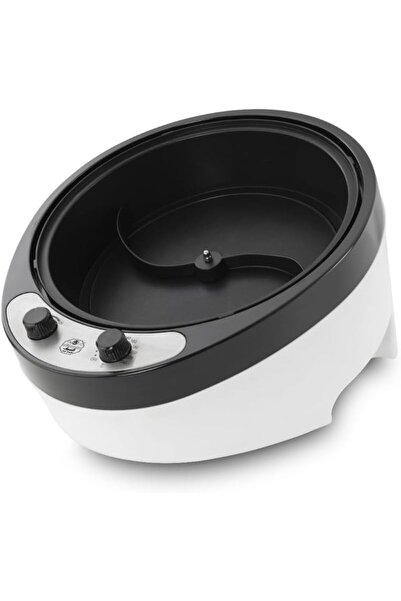 ALSAIF 1200W Electric Coffee Roaster, Non-stick, 800g, White (E02306)