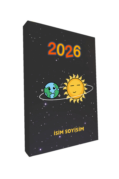 PAKLON Dünya Benim Etrafımda Dönüyor İsme Özel 2026 Tarihli Ajanda