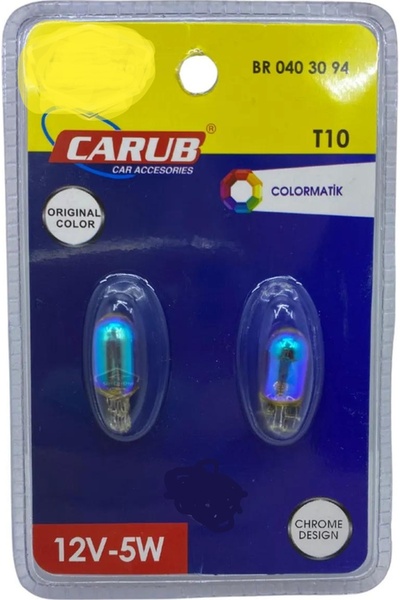 Genel Markalar Carub T10 Diadem Dipsiz Park Ampülü Takımı