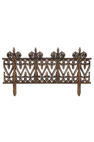 ANTBRO Bordură decorativă de grădină din plastic, bronz, 62x35 cm, set de 5