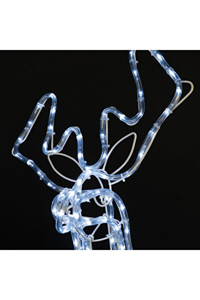 Gotel LED reindeer decoration with movable head, 90 × 80 cm, 216 LEDs, 8 lighting modes, IP44,