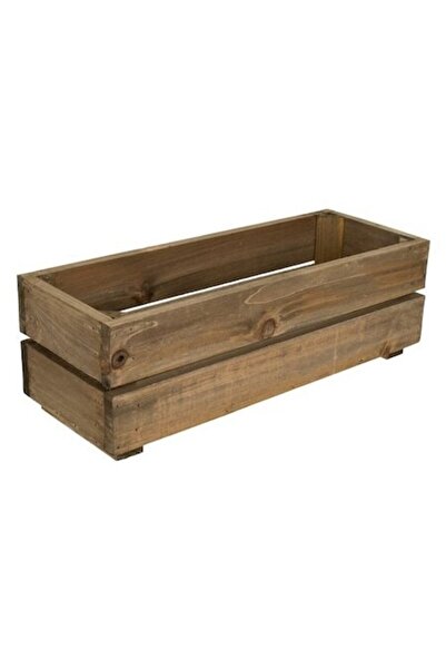 ANTBRO Suport Jardiniera Lemn Antbro, Rustic, Brown, 43x15x14cm