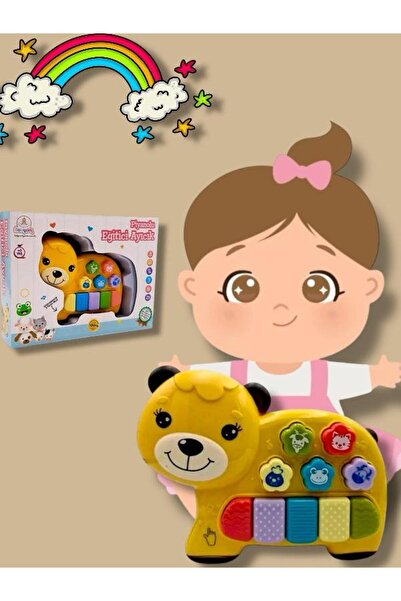 SAZE 776-48 PİYANOLU EĞİTİCİ AYICIK MÖÖCÜK KÖPÜŞ 1 ADET FİYAIDIR 3 MODELDEN B...