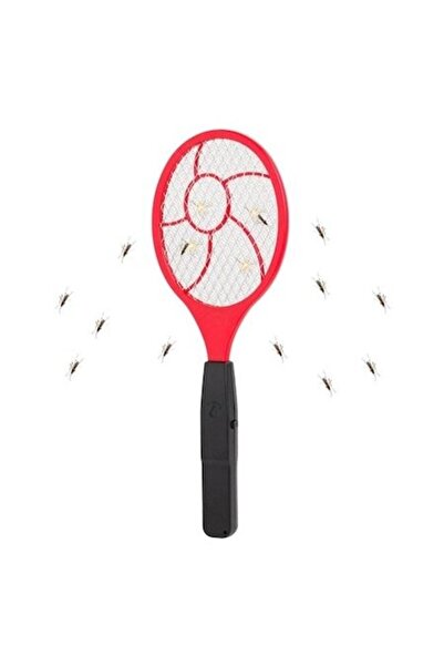 ANTBRO ® Lovitoare electrică pentru muște — Formă de rachetă, Plastic reziste...