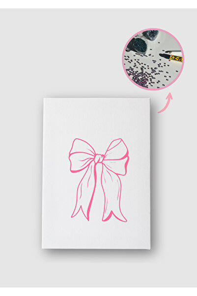 Piece Of Date Kurdele - Diamond Painting, Elmaslı Goblen, Mozaik Tablo, Taş Işleme - Tuval Pres 18x24