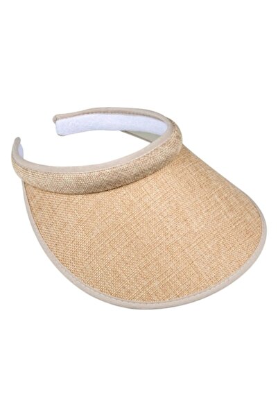 OEM Șapcă bej cu vizor pentru femei