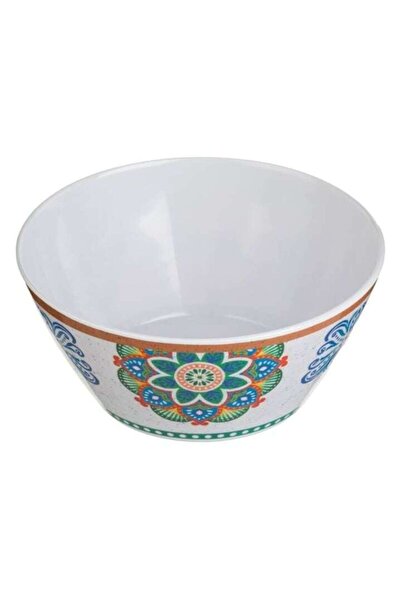 ANTBRO Melamine Bowl with Colorful Aztec Pattern, 0.72 L – Ethnic Design, Durable & Lightweight – ANTBR