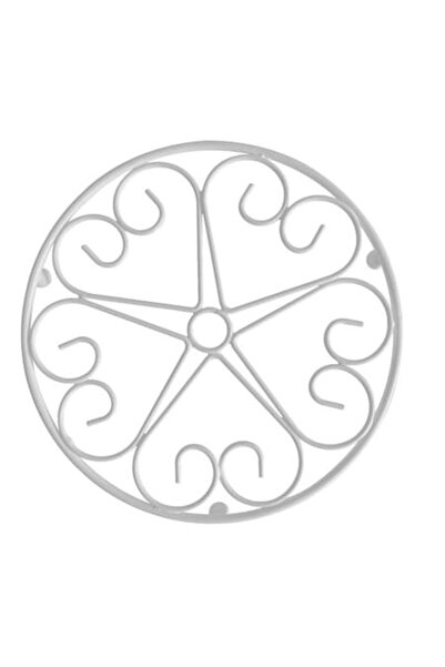 ANTBRO Suport de bucătărie pentru oale fierbinți, alb, D 18 cm