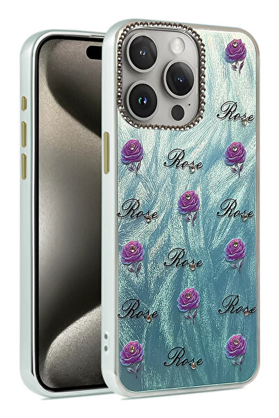 NewFace غطاء حماية لهاتف آيفون 15 برو ماكس من إم تي إكس دي بي إن بنمط مرآة شف...