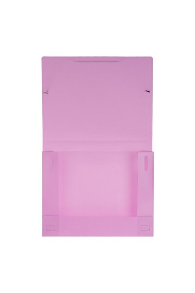 ANTBRO Elastic-Closure Box-Style Folder, Lilac, 25 x 3.3 x 33 cm