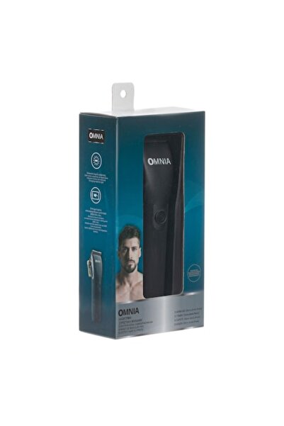 NO BRAND Omnia Cordless Hair Clipper with USB and 3 Heads, Charging Indicator, Black