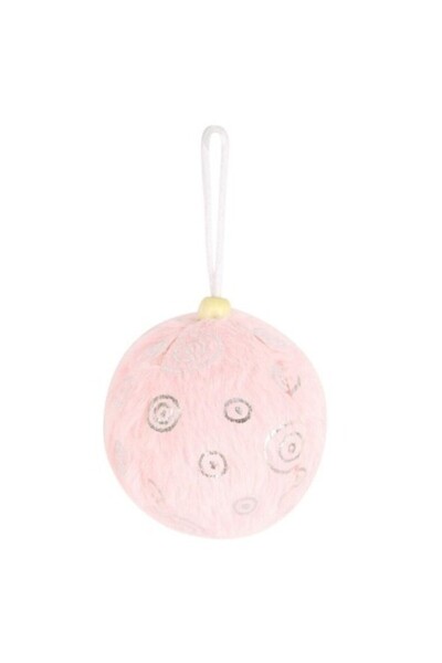 ANTBRO ® Ornament de Crăciun pentru brad - glob de Crăciun din spumă, roz cu ...