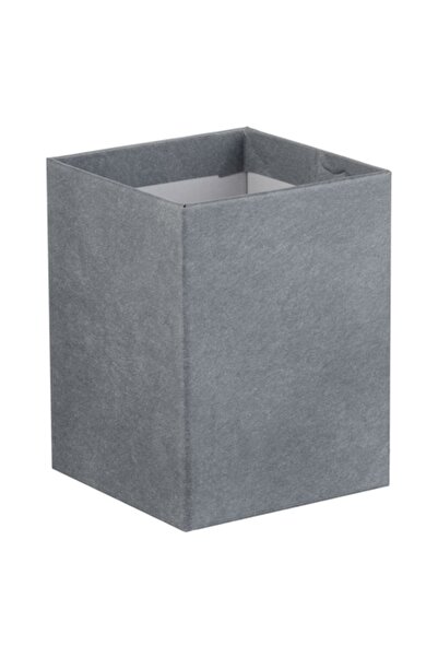 ANTBRO Desk Pen Holder, Grey Matte Cardboard, 7.5 x 7.5 x 10 cm