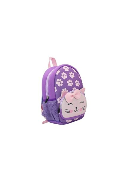 OEM Kids' Preschool Backpack for Girls, Cat Model, Purple