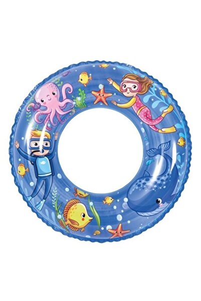 ANTBRO Inflatable Swim Ring 60 cm - Colorful Unisex Kids