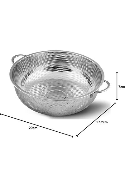 ACV Multi-Purpose Stainless Steel Strainer with Handle