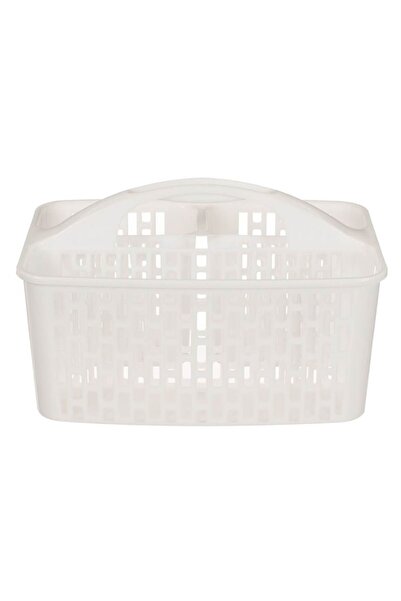 NO BRAND Detergent storage organizer with handle and dividers, 30.5x21.5x18.5 cm