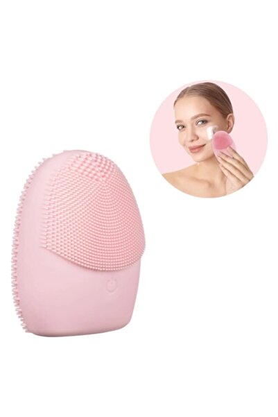 OEM Pink Silicone Facial Cleansing Device
