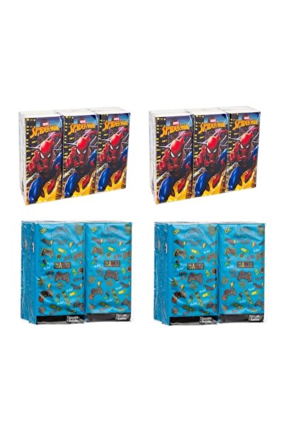 OEM Set de 20 de pachete - Șervețele pentru băieți, 3 straturi, 10 buc/pachet...