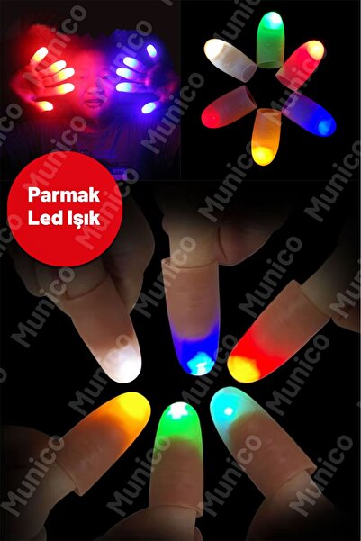 Munico Renkli Led Parmak Şaka Oyuncağı – Işıklı Efektiyle Parti ve Gösteriler...