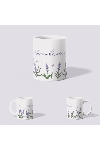 freyja design İsimli Öğretmenler Günü Hediye Kupa Bardak (Kişiye Özel)