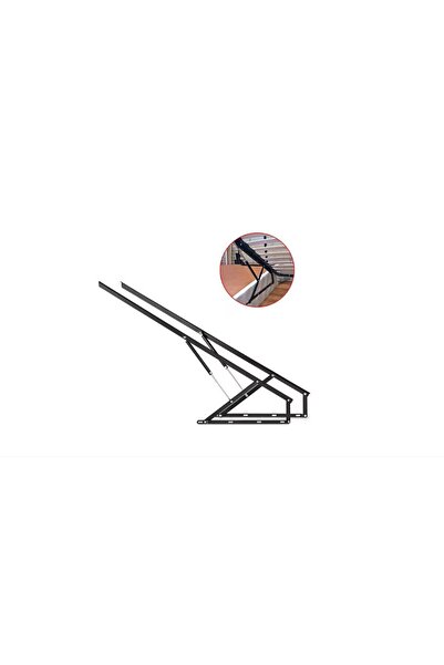 OEM Set of 2 hinges and 2 pistons 1000N for lifting the bed