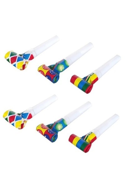 ANTBRO Set de 6 suflante de petrecere Antbro® în diferite culori