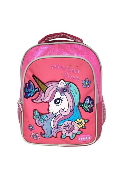 ANTBRO Rucsac de grădiniță Unicorn Roz – Rucsac unisex pentru fete cu Unicorn...
