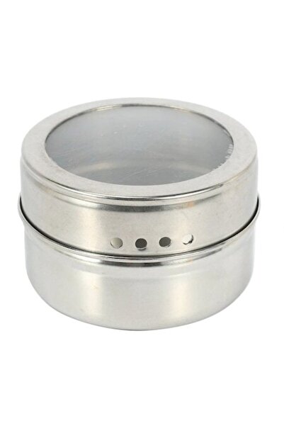 ANTBRO recipient magnetic metalic pentru condimente, pentru frigider, 6 x 4 cm