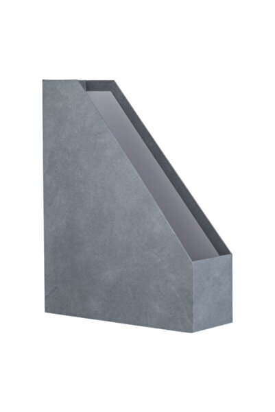OEM Cardboard File Holder, Matte Model, Dimensions 25x9x32 cm, Gray