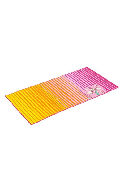OEM Beach Mat Bag for Children Pink Yellow Unicorn 150x75cm