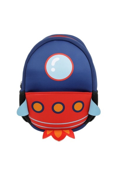 ATS 3D Preschool Backpack with Space Rocket Design (Neoprene)