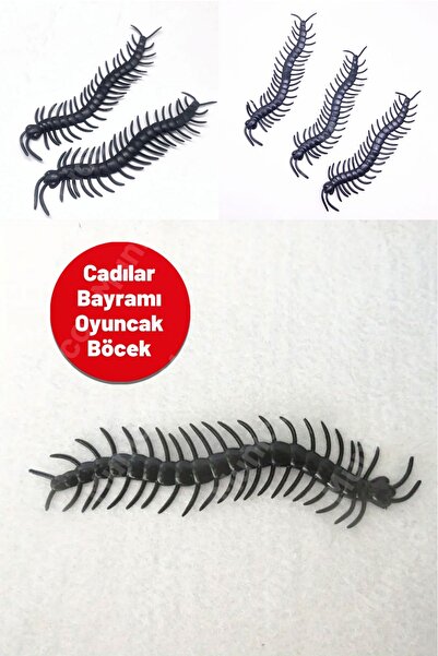 Munico Karanlıkta Parlayan Fosforlu Kırkayak – Şeffaf Renkli, 13 cm | Şaka ve...