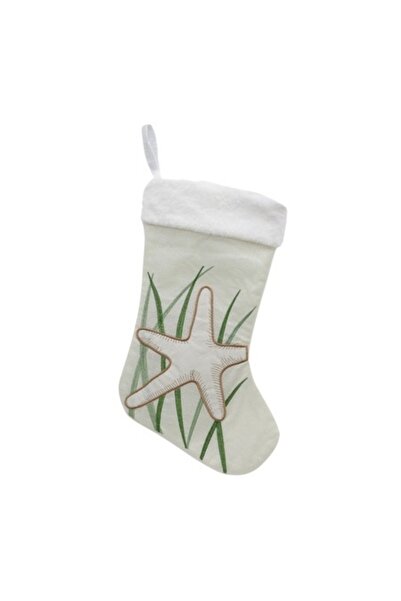 ANTBRO ® Ghetuță decorativă de Crăciun în culorile alb/verde/crem, 53 cm