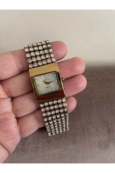 Essence Çok Taşlı Kare Saat Küçük Boy