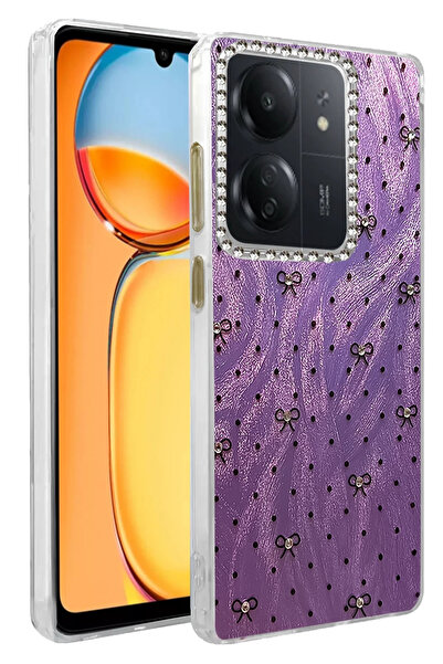 NewFace غطاء حماية لهاتف شاومي ريدمي 13C من إم تي إكس دي بي إن بنمط مرآة شفرة...