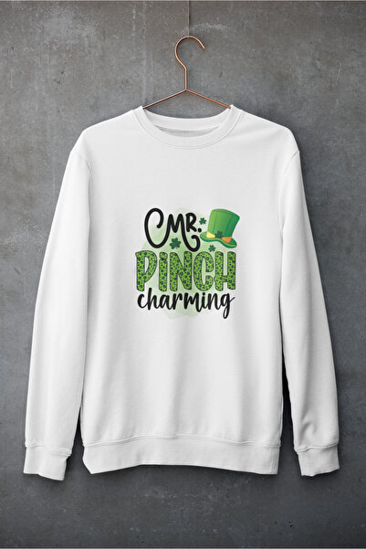 MAGORS سترة رياضية قطنية مطبوعة بأكمام طويلة وياقة دائرية لعيد الأسرة