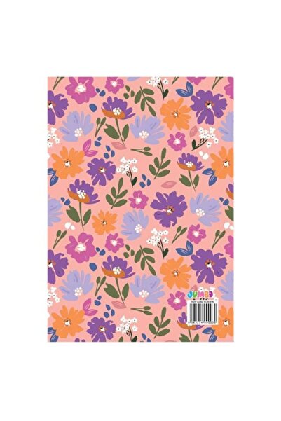 ANTBRO A5 Notebook 40 Sheets Pink Floral Type 2 – Dictando Ruling, Colored Cover for School and Office