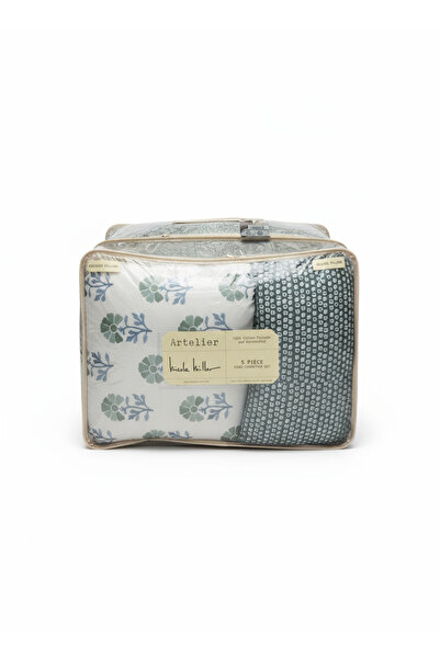 Bee Home Bed and Bath GOLMORE | 100% Cotton Double 8-Piece Duvet Set | Black friday