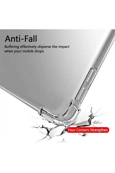 007 Lucony Case for Honor Pad X8 10.1 inch – Transparent Soft Silicone & TPU, Shockproof