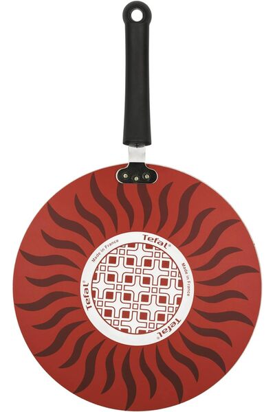 TEFAL Tempo Flame 36 cm Non-Stick Frying Pan (Red) - Thermo-Spot