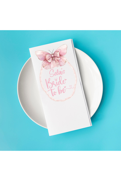 YOLOTEX BRİDE TO BE BASKILI Peçete 20'li