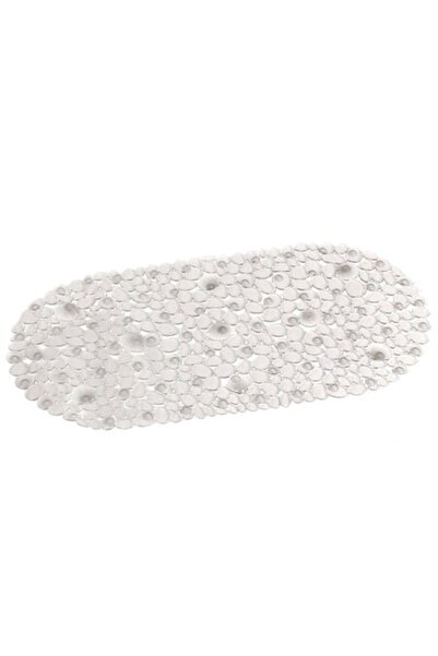 ANTBRO ® PVC Bath Mat with Suction Cups, Transparent, 69 x 39 cm