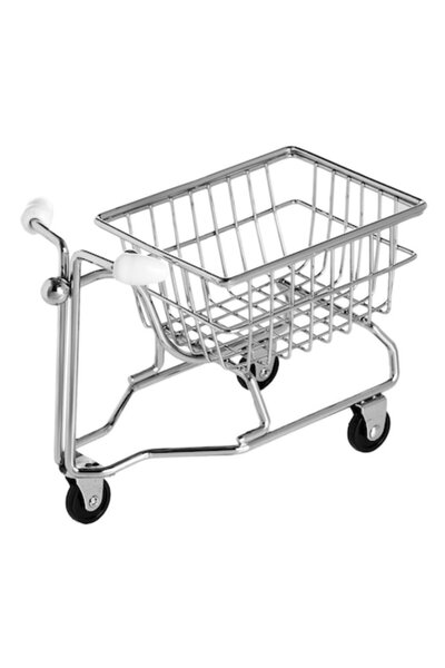 ANTBRO Suport metalic argintiu pentru pixuri cu design de bicicletă și căruci...