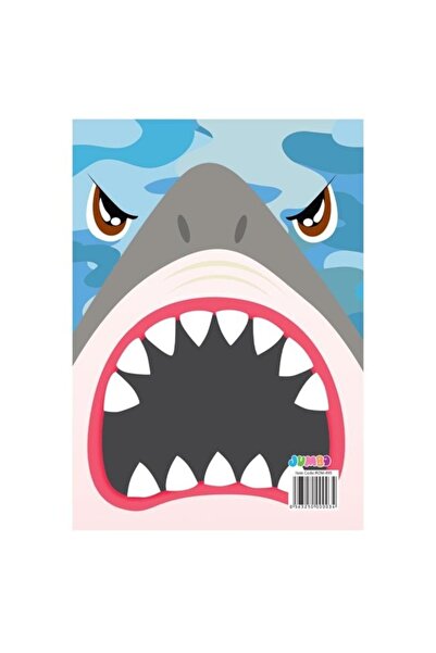 ANTBRO A5 Notebook 20 Sheets Shark Type 2 – Dictando Ruling, Colored Cover for School and Office