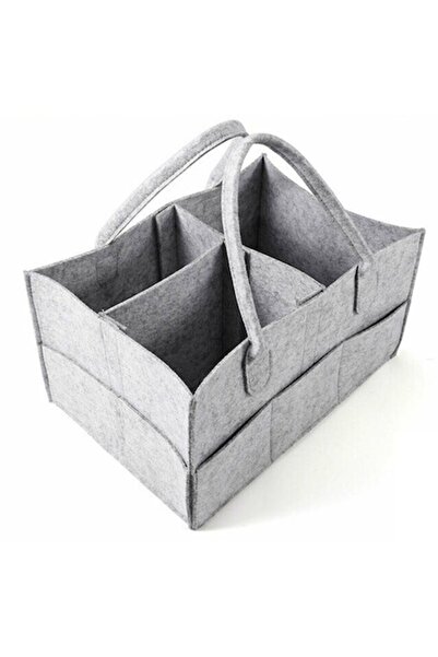 ABYZ Geantă de depozitare cosmetice pentru bebeluși cu buzunare și mânere tex...