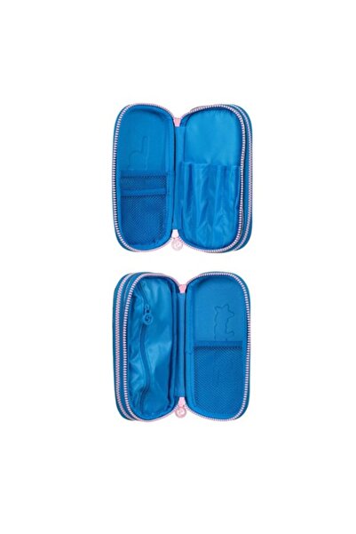 BURRAQ 3D Rainbow Glitter Pencil Case 21x11x6.5 cm