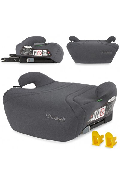 Kidwell Bono Booster Seat with ISOFIX 125-150 cm - Gray