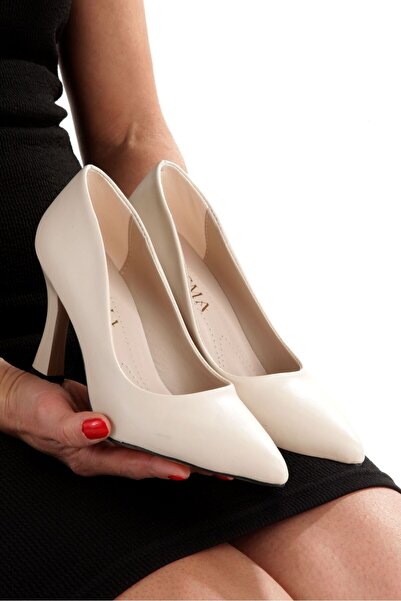 Y ESMA Stiletto Ten Skin Medium Heel Women's Shoes New Season