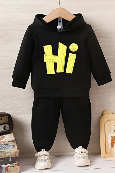 ADABEBEK Premium Hi̇ B Printed Bottom Top Baby Set 24734